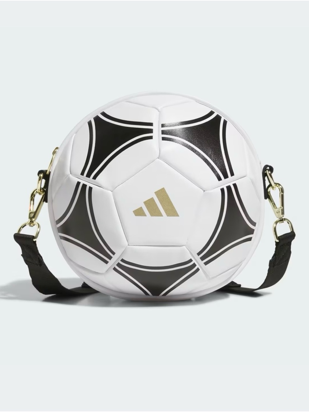 Adidas Soccer Ball Crossbody Bag World Cup Accessory White Gold Rare